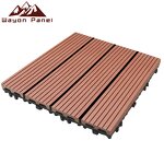 WPC Flooring Supplier - High Quality 30*30cm WPC 3D Embossed Toothed Swimming Pool