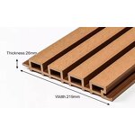 WPC Wall Panels Factory - Composite for External Corridors Balconies Parks