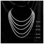 Moissanite Necklace Factory - OEM 14k White