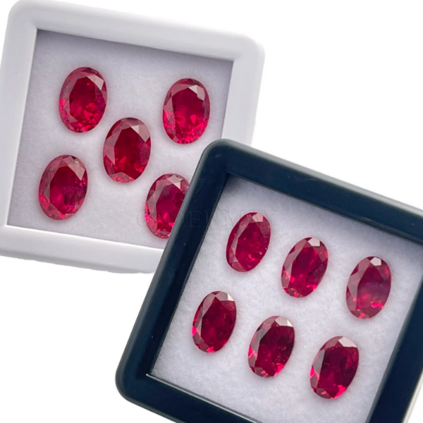 Lab Grown Ruby Factory - OEM Oval Pigeon Blood