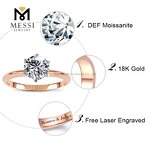 Moissanite Ring Factory - OEM 10k 14k 18k