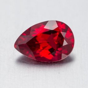 Lab Grown Ruby Factory - OEM Wholesale Pear