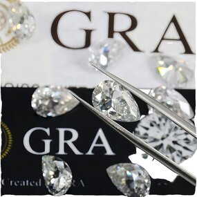 Moissanite Factory - OEM White D VVS-VS