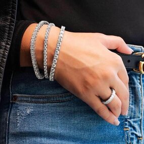 Moissanite Jewelry Set Factory - OEM Tennis