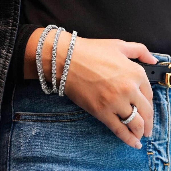 Moissanite Jewelry Set Factory - OEM Tennis