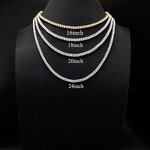 Moissanite Necklace Factory - OEM 14k White