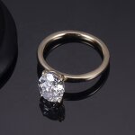 Lab Diamond Ring Factory - OEM 14K Yellow