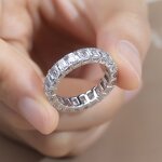 Diamond Ring Factory - OEM MSR-1240 PT950