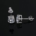 Moissanite Earring Factory - OEM 14K 10K Silver
