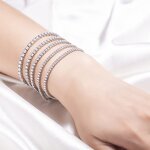 Moissanite Bracelet Factory - OEM 9k 10k 14k