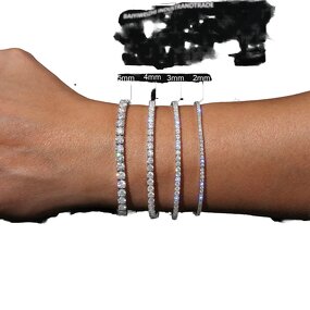 Tennis Chain Factory - OEM S925 Silver 3mm