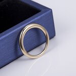 Yellow Gold Ring Factory - OEM MS-496 Women