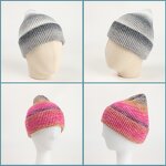 Knitted Beanie Manufacturer - Acrylic Gradient Tie Dye Skull Cap