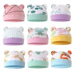 Newborn Beanie Manufacturer - Unisex 0-1M Infant Toddler Beanies with Ear