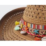 Cowboy Hat Manufacturer - Bohemian Fedora Straw Breathable Floppy Hat