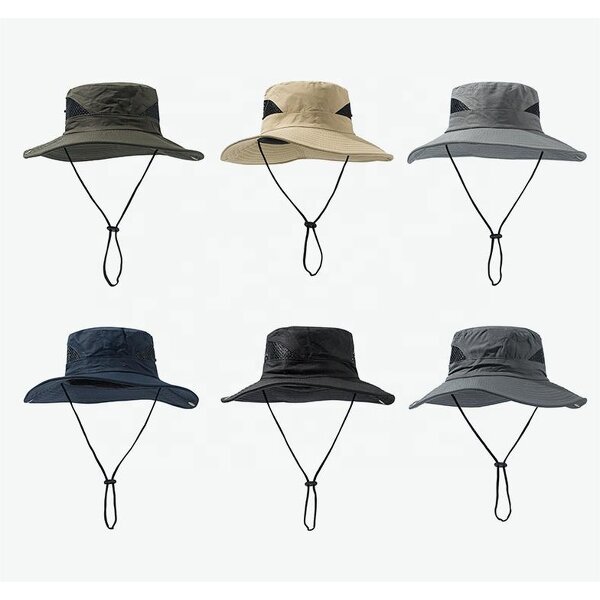 Safari Hat Manufacturer - Fisherman Adjustable String Sun Hat