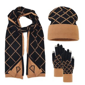 Winter Set Factory - Wholesale Unisex Thick Beanies Scarf Gloves