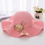 Straw Hat Factory - Beach Paper Women Wide Brim Female Hat