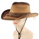 Straw Cowboy Hat Factory - Classic Bohemian Western Wide Brim Hat