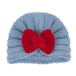 Baby Hat Factory - Unisex Toddler Knitted Warm Pom Turban Hats