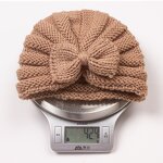 Baby Hat Factory - 0-18M Bow Knitted Warm Woolen Girl Hat