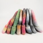 Knitted Beanie Manufacturer - Acrylic Gradient Tie Dye Skull Cap