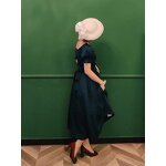 Bridal Top Hat Factory - French Retro White British Banquet Bow