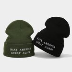 Knitted Hat Manufacturer - Acrylic Embroidery Street Fashion Letter