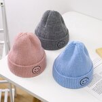 Toddler Beanie Manufacturer - Smile Face Cute Winter Fashion Hat