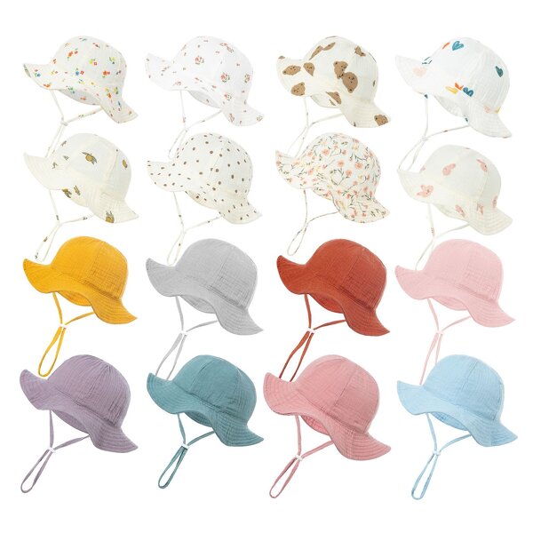 Bucket Hat Manufacturer - Kids Sun UV Protection Cotton Hat