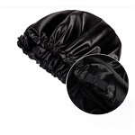 Silk Sleeping Hat Factory - Female Double Layer Adjustable Bonnets