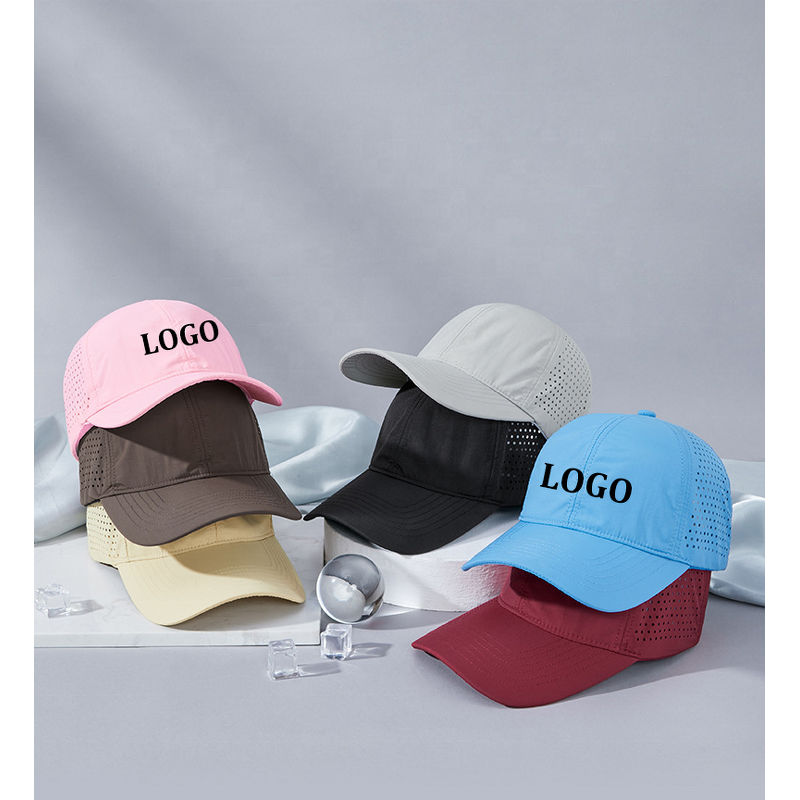 Running Cap Factory - Custom Logo Quick Dry Perforation Mesh Cap