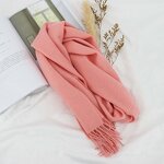 Wool Scarf Manufacturer - Luxury Bright Solid Colors Shawl Wrap