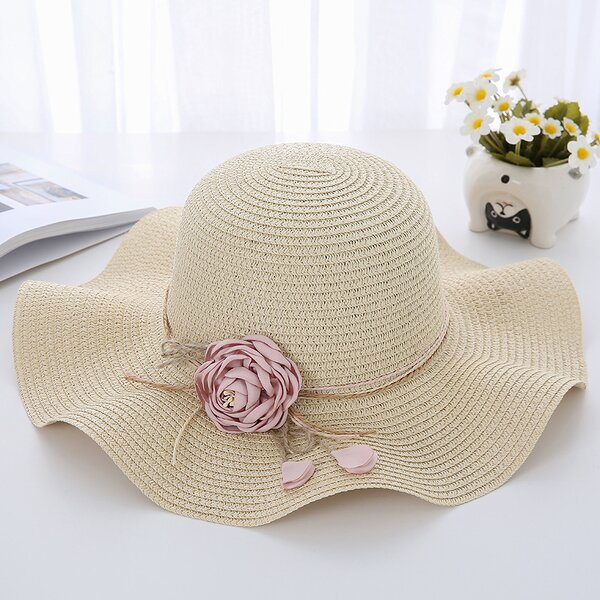 Straw Hat Factory - Beach Paper Women Wide Brim Female Hat