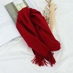 Wool Scarf Manufacturer - Luxury Bright Solid Colors Shawl Wrap