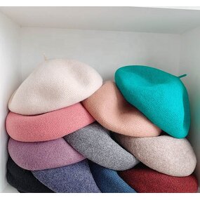 Wool Beret Factory - Korean Fashion 100% Wool French Ladies Hat