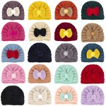 Baby Hat Factory - Unisex Toddler Knitted Warm Pom Turban Hats