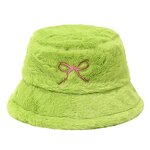Women Hat Manufacturer - European American Fashion Bow Embroidered Plush