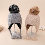 Baby Hat Factory - Fleece Ear Protection Knitted Hat 6-24M