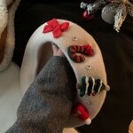 Woolen Beret Factory - Christmas Gift Red Elegant Painter Hats