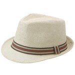 Felt Hat Manufacturer - Wholesale Stripes Jazz Fedora Sunshade Hat