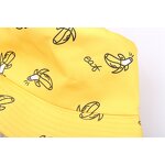 Bucket Hat Factory - Couple Unisex Cute Printed Banana Hat