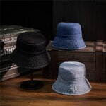 Bucket Hat Manufacturer - High Quality Washed Denim Sun Hat