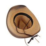 Cowboy Hat Manufacturer - Bohemian Fedora Straw Breathable Floppy Hat