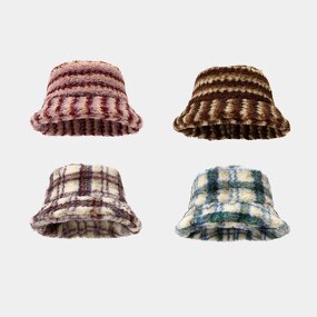 Women Bucket Hat Factory - 2025 Autumn Winter New Arrival Fuzzy