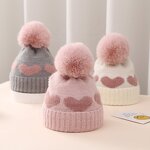 Toddler Hat Manufacturer - Winter Pom Pom Knit Sports Turban Hat