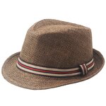 Felt Hat Manufacturer - Wholesale Stripes Jazz Fedora Sunshade Hat