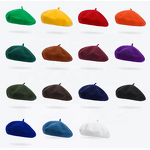 Kids Beret Manufacturer - Brown French Artist Solid Warm Beanie