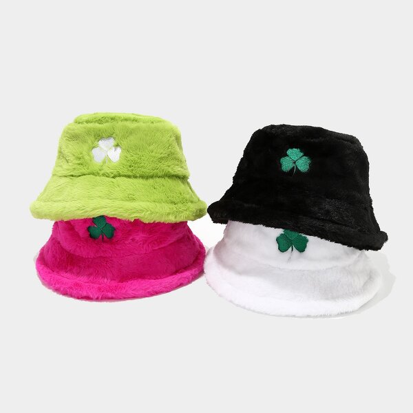 Embroidered Fisherman Hat Factory - Green All-match Outdoor Bucket Hat