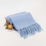 Wool Scarf Factory - Thickened Long Shawl Custom Thin Style Luxury